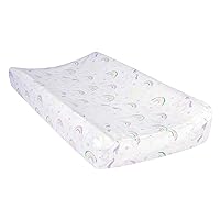Trend Lab Deluxe Flannel Changing Pad Cover, Unicorn Rainbow, 103631