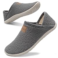 Spesoul Fuzzy House Slippers for Women Men Indoor Closed Back Lightweight Cozy Faux Furry Lining Barefoot House Shoes Slipper Socks for Bedroom Home Office Yoga Outdoor Walking Shoes