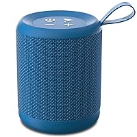 MEGATEK Portable Bluetooth Speaker, Loud HD Sound and Well-Defined Bass, IPX5 Waterproof, up to 10 Hours of Play, Aux Input, Wireless Speaker with Clip for Home, Outdoor and Travel (Teal)