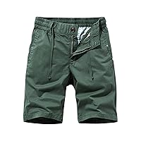 Cargo Pants Mens Summer Overalls Thin Loose Shorts Mens Multipocket Pants Outdoor Casual Shorts Athletic Shorts