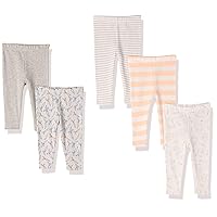 Amazon Essentials Unisex Babies, Toddlers and Kids' Leggings, Pack of 5