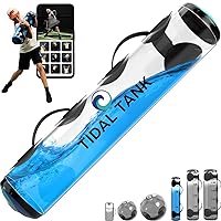 Slim - Aqua Bag Instead of sandbag - Training Power Bag with Water Weight - Ultimate core and Balance Workout - Portable Stability Fitness Equipment (Slim(max 30 lbs), Blue)