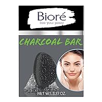 Charcoal Pore Penetrating Bar, with Jojoba Beads for Gentle Exfoliation of Oily Skin, 3.77 Ounce