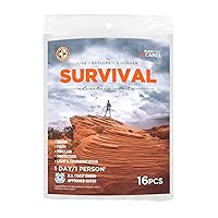 Be Smart Get Prepared 16 Piece Emergency Survival Personal Kit In A Polybag, 1.44 Pound