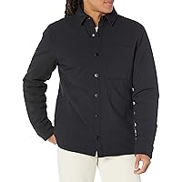 Amazon Essentials Men's Regular-Fit Nylon Insulated Shirt Jacket (Available in Tall) (Previously Amazon Aware)