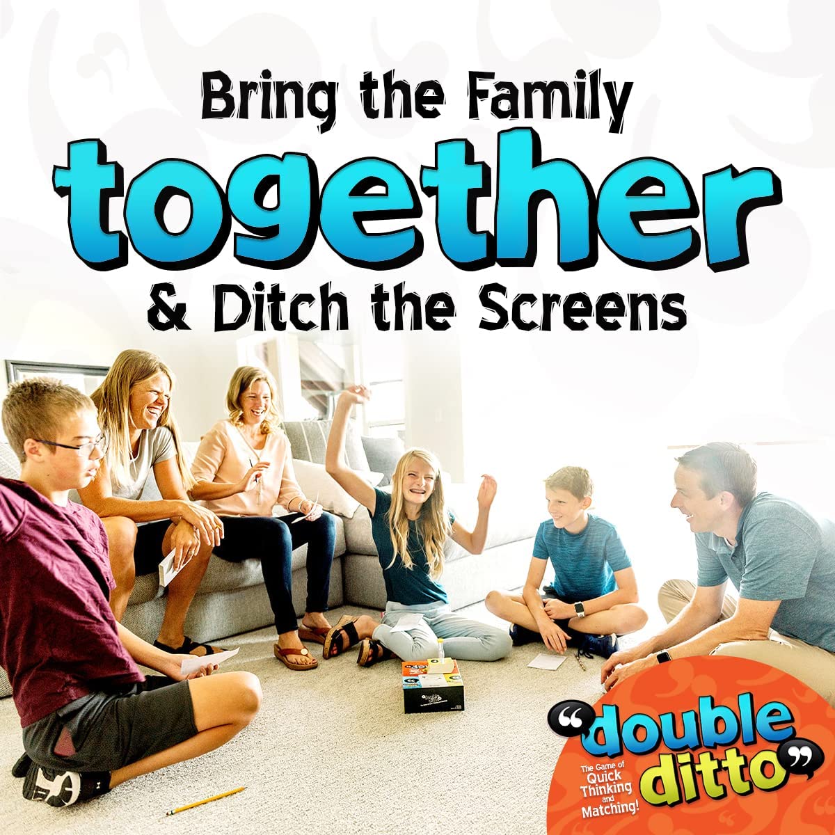 Double Ditto - A Hilarious Family Party Word Board Game - Family Games -Games for Kids Ages 8-12, Teens, & Adults - Family Games for Game Night - Family Games for Kids and Adults