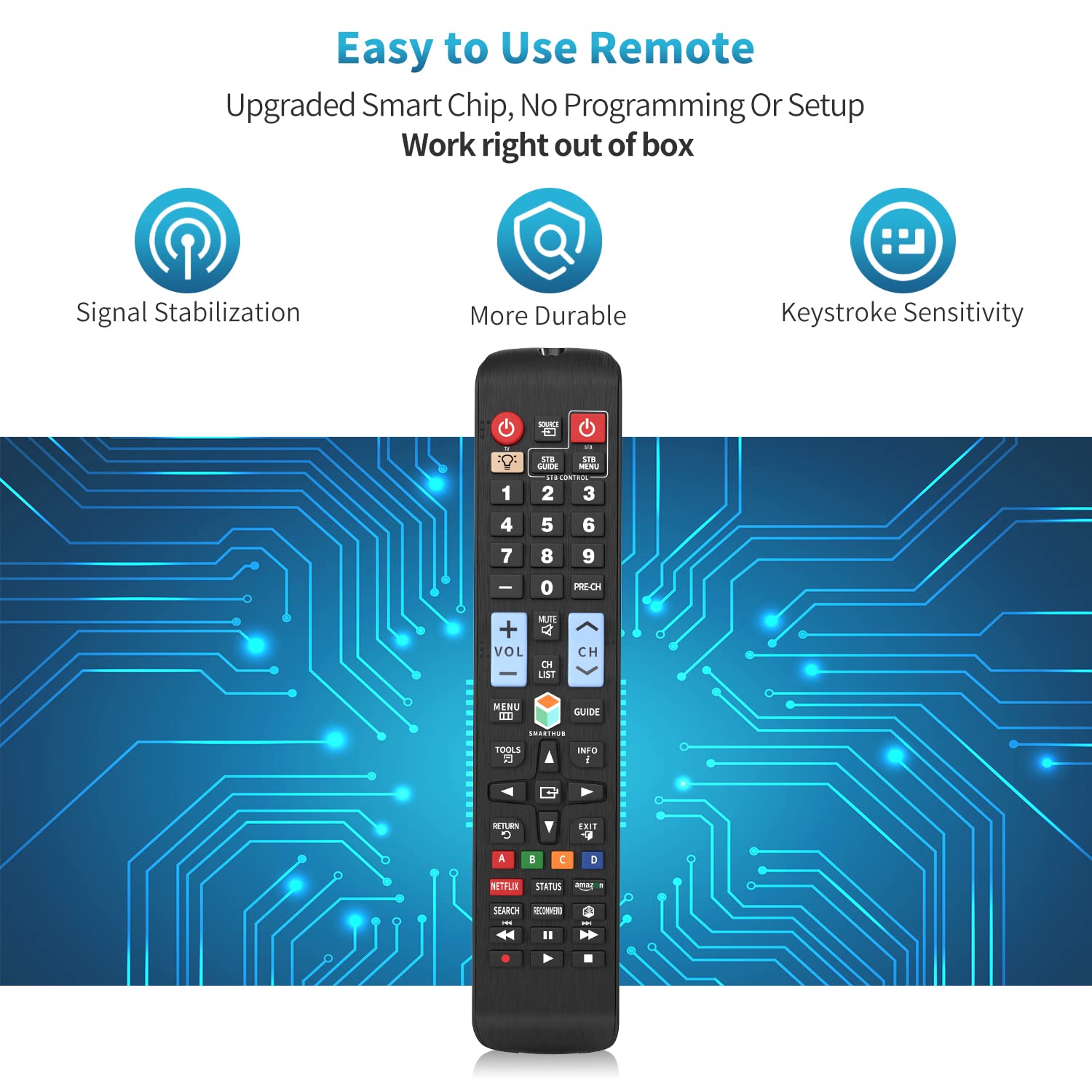 Mua Universal Remote Control For All Samsung Tv Remote Lcd Led Qled Suhd Uhd Hdtv Curved Plasma 4133