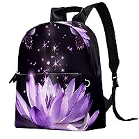 Travel Backpack for Women,Backpack for Men,Fantasy Butterfly Lotus,Backpack
