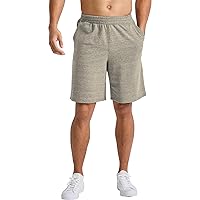 Hanes Mens Originals French Terry Sweat Shorts, Pull-On Athletic Shorts, 9