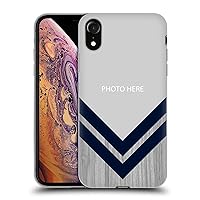 Custom Customized Personalized Pet Cases Photo Dark Blue Gray Soft Gel Case Compatible with Apple iPhone XR