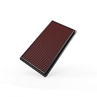 K&N Engine Air Filter: Reusable, Clean Every 75,000 Miles, Washable Replacement Car Air Filter: Compatible 2007-2019 Ford/Lincoln SUV and Compact V6/L4 (Explorer, Flex, Taurus, Edge, MKT, MKS) 33-2395