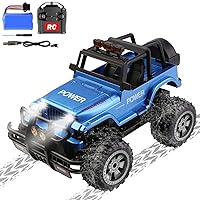 Remote Control Car, 1:16 Scale RC Monster Truck for Boys, 2.4 GHz All Terrain RC Trucks for Boys Girls 4-7 8-12, 25 Km/h Off Road RC Truck, Christmas Birthday Gift for Kids