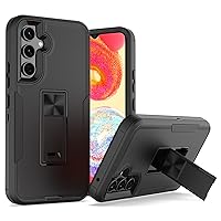 IVY 2in1 PC TPU Full Body Protective Case Cover for Samsung Galaxy A54 (5G) with Stand, Car Magnetic Suction, Screen&Camera Protection - Black