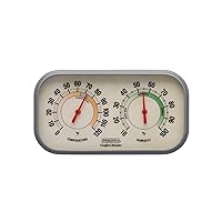 La Crosse 104-288BL-TBP Blue Analog Thermometer and Humidity Gauge