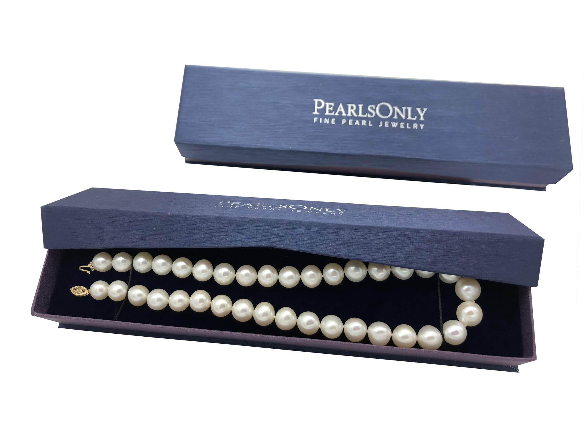 White 10-11mm AA Quality Freshwater Cultured Pearl Necklace for Women