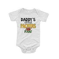 Daddy's Little Packers Fan Baby Bodysuit, Baby Packers Fan