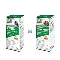 Bell Bundle - Virux L Lysine and Red Marine & Supreme Immune Support Mushroom Supplement - 25 Years Around The World, Sold Directly by The Manufacturer