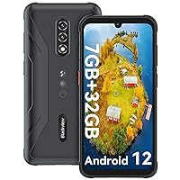 Blackview Rugged Smartphone Unlocked, 2023 BV5200 Dual SIM Unlocked Phones, 7GB+32GB/1TB Expand, IP68/IP69K Waterproof, Android 12, 5180mAh Battery, 6.1