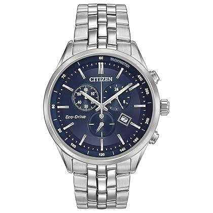 Citizen Men's Classic Corso Eco-Drive Watch, Chronograph, 12/24 Hour Time, Date, Sapphire Crystal