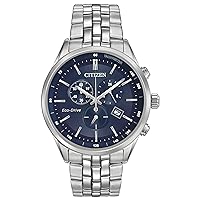 Citizen Men's Classic Corso Eco-Drive Watch, Chronograph, 12/24 Hour Time, Date, Sapphire Crystal