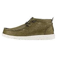 Hey Dude Men's Wally Mid | Men's Shoes | Men Slip-on Loafers | Comfortable & Light-Weight