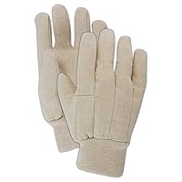 MAGID MultiMaster T89 Cotton Glove, Knit Wrist Cuff, Men's (12 Pair)