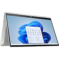 2022 HP Envy X360 15.6'' FHD IPS Touchscreen 2-in-1 Laptop Intel EVO Platform i7-1255U 10-Core Iris Xe Graphics 24GB Backlit KB Windows 11 Pro w/RATZK 32GB USB, Natural Silver, (15T-EW000)