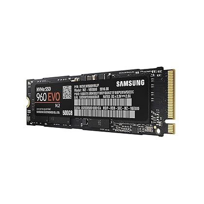 Samsung 960 EVO 500GB Solid State Drive (MZ-V6E500BW) m.2 NVMe,Hybrid Drive