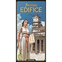 7 Wonders Edifice Board Game EXPANSION | Ancient Civilization Building Strategy Game | Fun Family Game for Kids and Adults | Ages 10+ | 3-7 Players | Avg. Playtime 30 Mins | Made by Repos Production