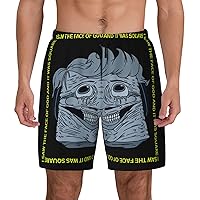 Meatcanyon Mens Casual Swim Trunks Board Shorts Surf Board Shorts Quick Dry with Mesh Lining Drawstring Swimsuit