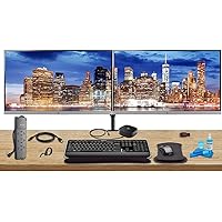 HP Home Office Bundle with 2 x E273 27
