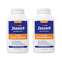 Zeasorb Excess Moisture Powder, 2.5 Ounces, Pack of 2