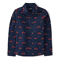 The Children's Place Men's Long Sleeve Button Up Shirt