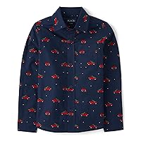 The Children's Place girls Long Sleeve Button Down Shirts