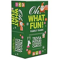 Project Genius Inc. Oh What Fun! – Holiday, Family, Party, Trivia Game, Ages 7+, Solve Christmas Trivia and Puzzles