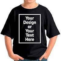 Custom Shirt for Kids Boys Girls Personalized Your Own Image Photo Text T-Shirt Front/Back Print