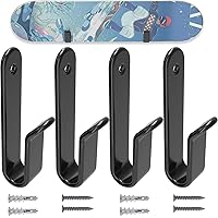 Horizontal Snowboard Wall Mount Clips Snowboard Wall Rack Snowboard Mount Storage Snowboard Display Wall Mount for Room, Garage