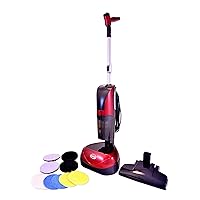 EPV1100 4-in-1 Floor Cleaner, Scrubber, Polisher and Vacuum, Red Finish, 23-Foot Power Cord