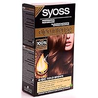 Syoss Oleo Intense Hair Color Dye 100% Pure Oils 0% Amonia 4-60 Gold Brown