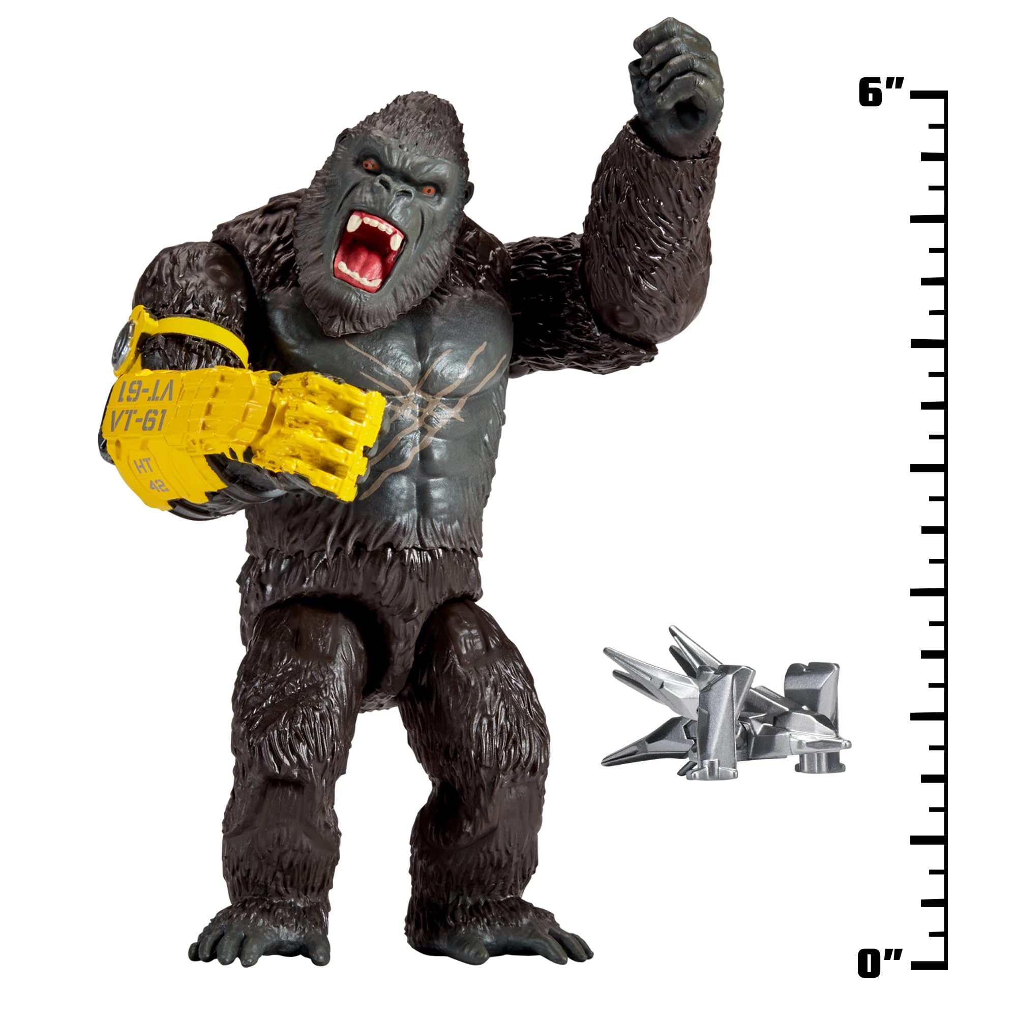 Godzilla x Kong 6” Kong w/B.E.A.S.T. Glove by Playmates Toys