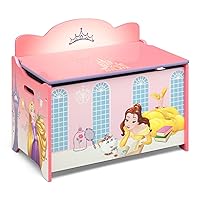Delta Children Deluxe Toy Box, Disney Princess