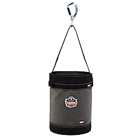 Ergodyne Arsenal 5940T Large Canvas Tool Bucket with Cover, Gray