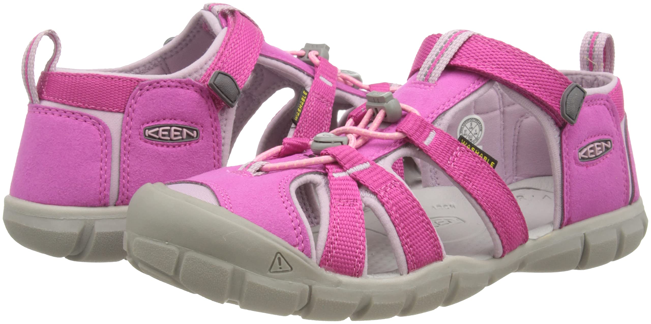 KEEN Unisex-Child Seacamp 2 CNX Closed Toe Sandals, 5 Big Kid US