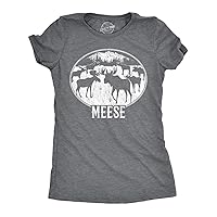 Womens Meese Tshirt Funny Moose Hilarious Sarcastic T Shirt