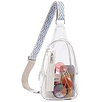 Telena Clear Sling Bag and Clear Fanny Pack Stadium Approved