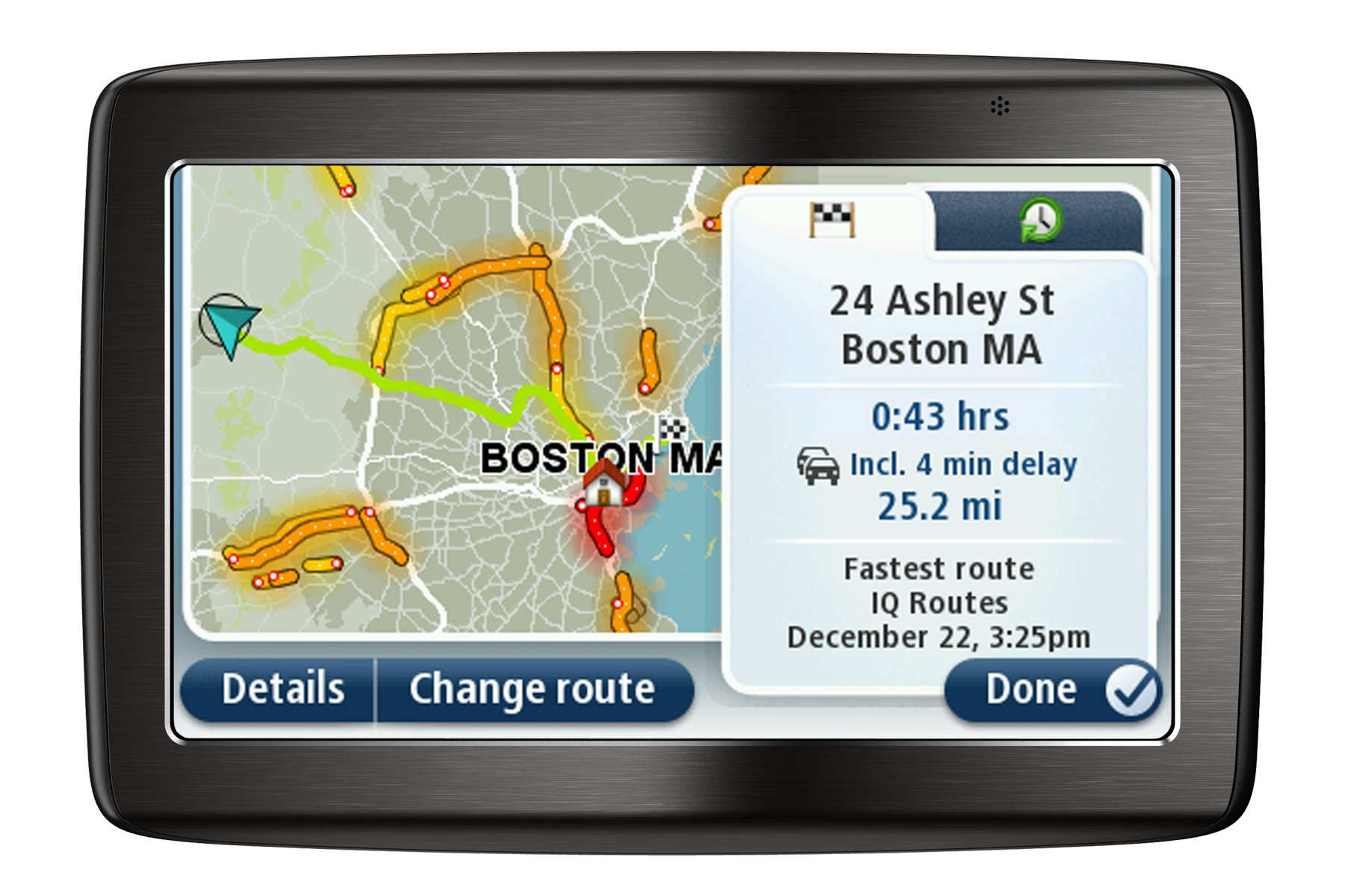 TomTom VIA 1535TM 5-Inch Bluetooth GPS Navigator with Lifetime Traffic & Maps and Voice Recognition