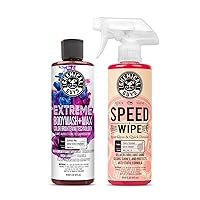 CWS20716QDSW Car Wash & Quick Detailer Bundle - Extreme Bodywash & Wax Foaming Car Wash Soap, 16 oz + Speed Wipe Sprayable Gloss & Quick Detailer, 16 oz (2 Items)
