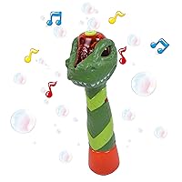 Maxx Bubbles Dinosaur Bubble Wand – Light Up Bubble Blower Toy with Sounds | Outdoor Summer Fun for Kids | Party Favor and Great Gift – Sunny Days Entertainment