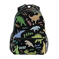 MNSRUU School Backpack for Kids 5-12 yrs,Dinosaurs Backpack Kindergarten School Bag
