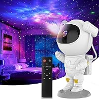 Astronaut Sky Projector Lamp Night Light Full Table Lamp Projector, Star Projector Galaxy Night Light Astronaut Lamp Projector, Bedroom LED Lamp with Timer and Remote Control
